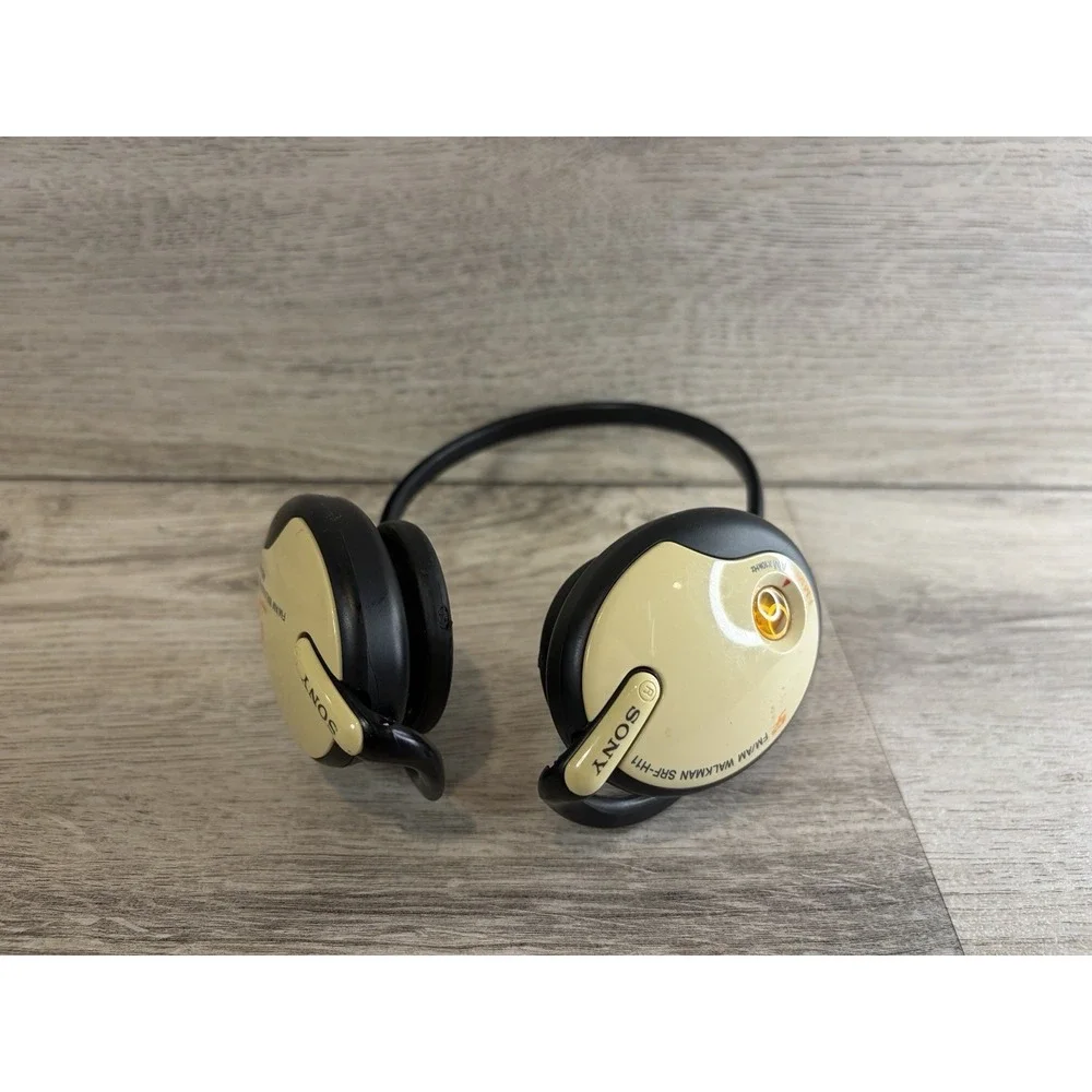 Sony Walkman S2 Sports SRF-H11 FM/AM Radio Headphones w/ Mega Bass Tested Works